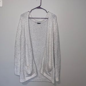 White cardigan